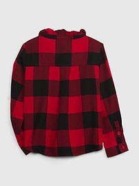 Toddler Ruffle Plaid Shirt | Gap (US)