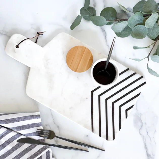 Brodi Marble Board | Pepper + Vetiver