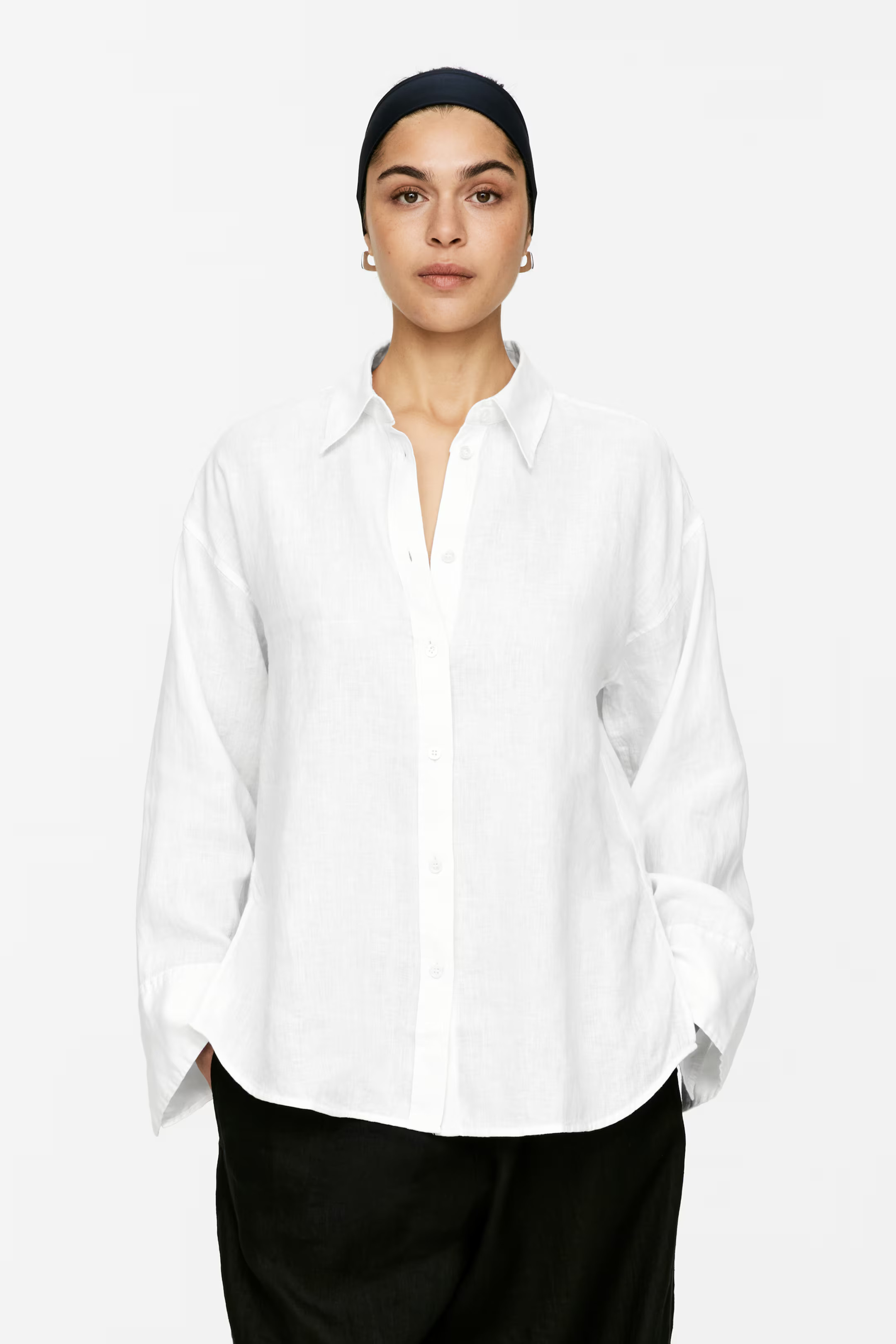 Loose Linen Shirt | H&M (UK, MY, IN, SG, PH, TW, HK)
