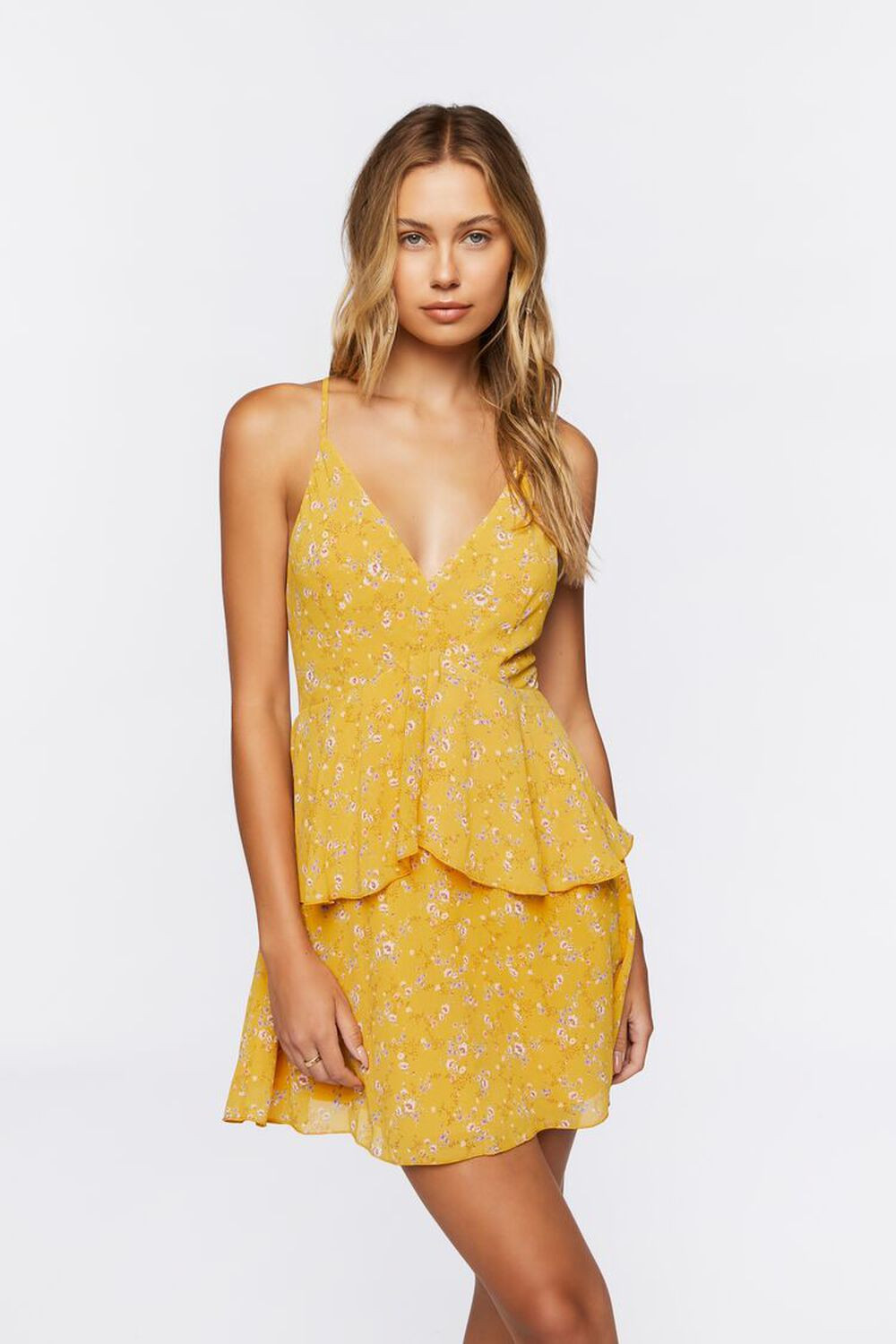 Floral Babydoll Mini Dress | Forever 21 (US)