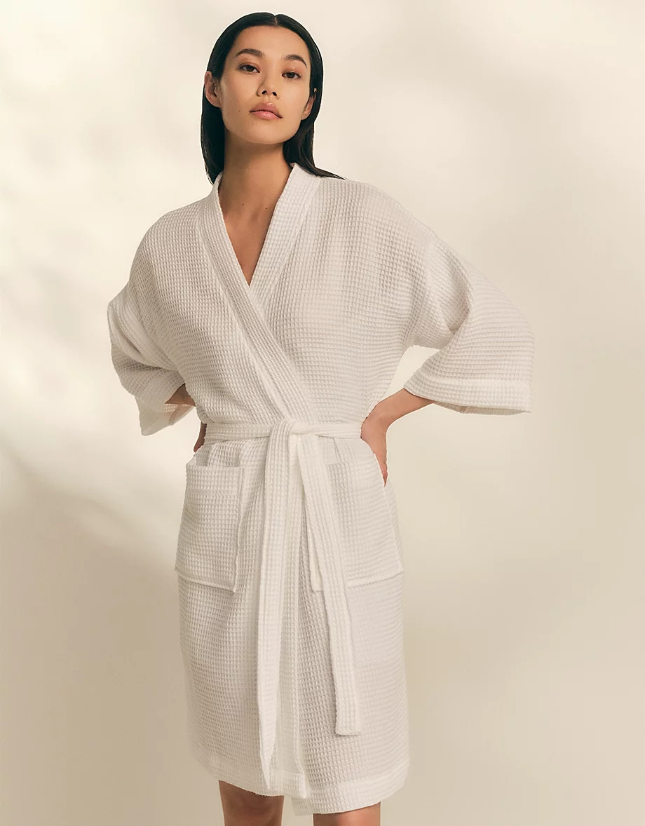 Organic Cotton Essential Waffle Robe | Robes & Dressing Gowns | The... | The White Company UK & ROW