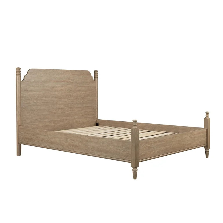 My Texas House Monroe Queen Bed, Brushed Oak Finish | Walmart (US)