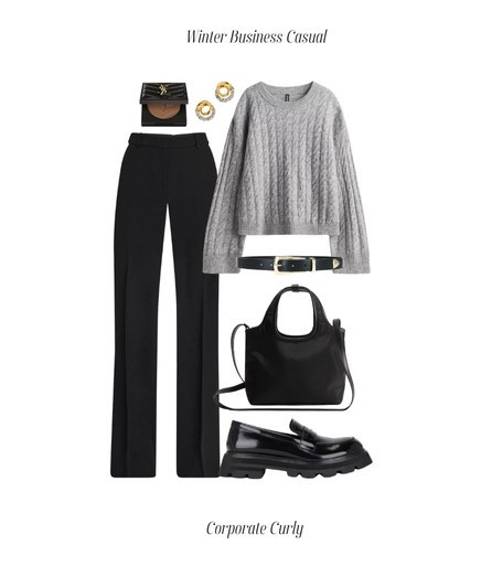 Classic winter work vibes. Cable-knit sweater, tailored pants, and loafers for that cozy-meets-polished look. 
winter business casual, cable-knit sweater, high-rise pants, office outfit inspo, cold weather workwear, loafers outfit, winter work style, business casual fashion, cozy chic look, LTK winter outfit



#LTKWorkwear #LTKStyleTip #LTKShoeCrush