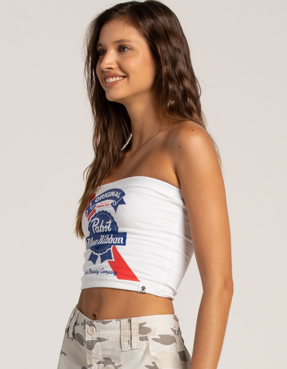RSQ Pabst Blue Ribbon Womens Tube Top | Tillys