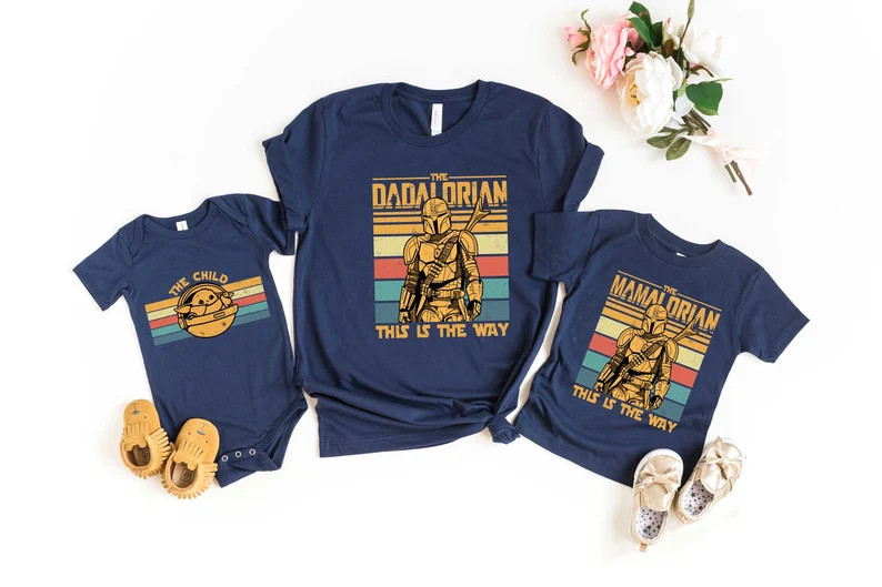 Dadalorian and the Child Matching Shirt, Mamalorian and the Child Shirt, Dadalorian and Mamaloria... | Etsy (US)
