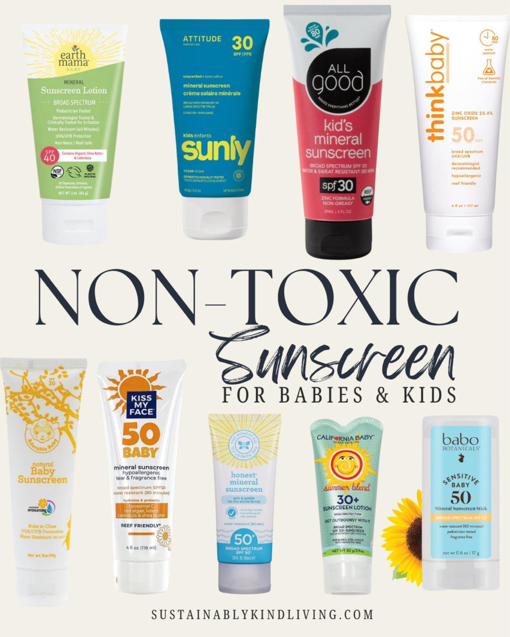 The best non toxic sunscreen for kids and babies to use this summer! ☀️ Non toxic sunscreen for kids and babies, childrens non toxic sunscreen for sensitive skin, non toxic sunscreen for child 

#LTKSwim #LTKSeasonal #LTKKids