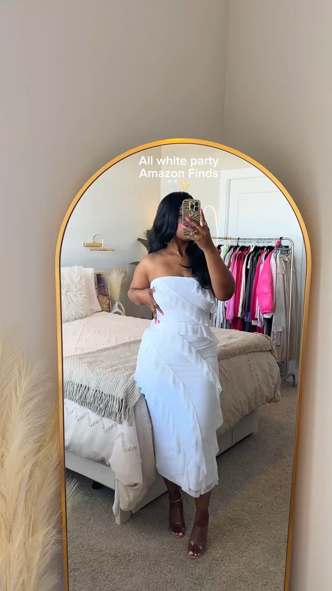 Memorial Day, All white party fashion finds🤍✨ Wearing a size Med in dress. Very stretchy

#LTKSeasonal #LTKgrwm #LTKPetite