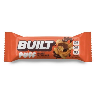 Built Bar Puff Peanut Butter Puff Cup Protein Bar - 17g Protein - 1.41oz | Target