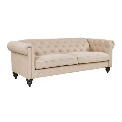 Hulsey Charlton Home Chesterfield Sofa Upholstery: Flax | Wayfair North America