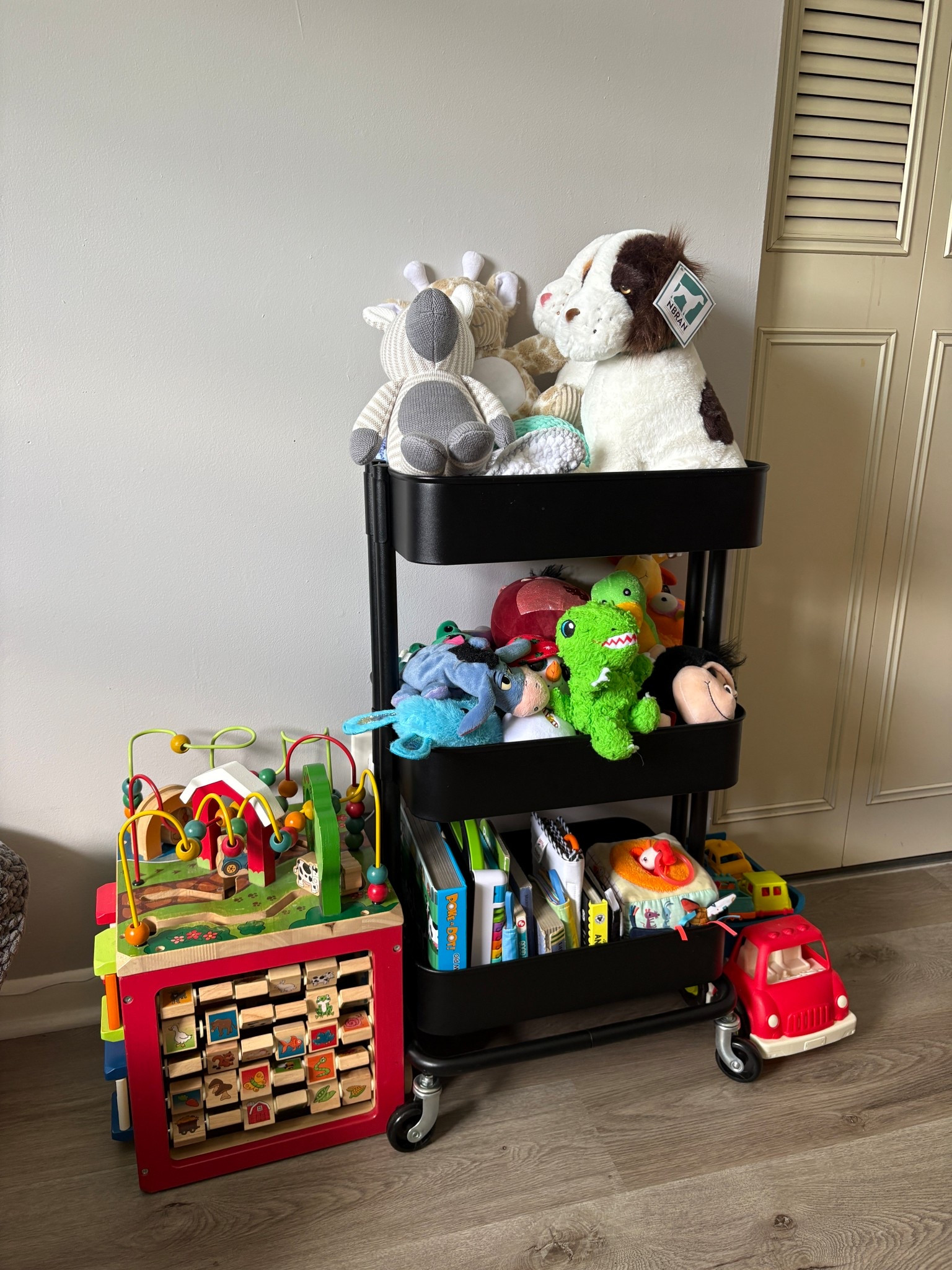 Still getting use of our diaper caddy cart 3 years later!! These days I’ve been keeping books and stuffies on it but I like to switch it up often! The boys love to push it all around the house 🥰 I linked a couple different styles!

#LTKHome #LTKKids #LTKFamily