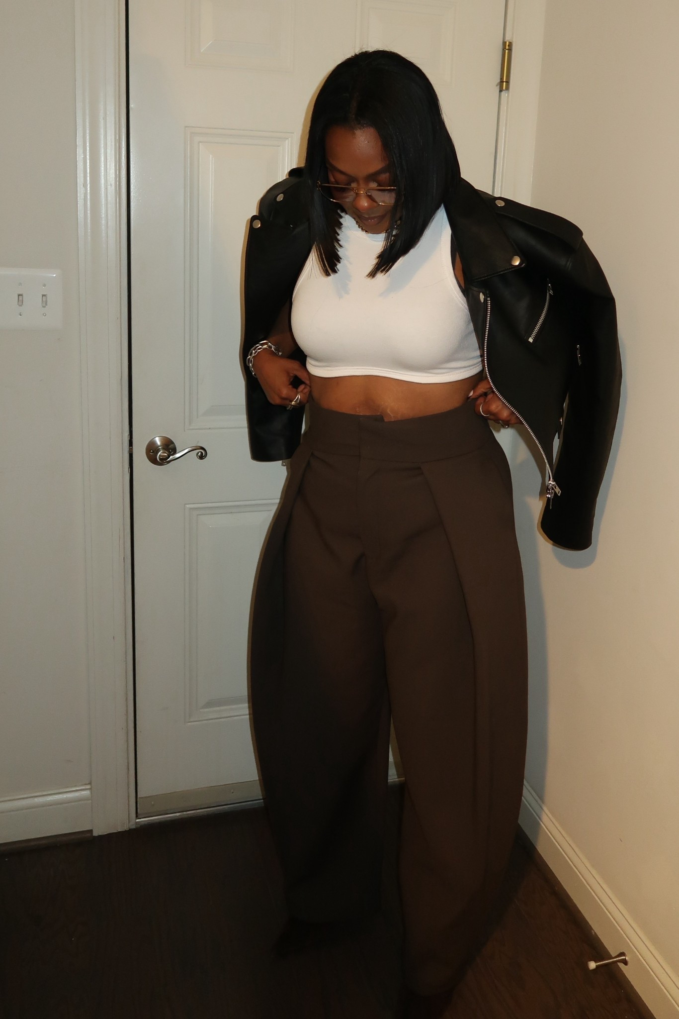 Full fit linked. Jacket is from the Frankie shop . Pants are an XL and top is a large. 

#LTKStyleTip #LTKMidsize