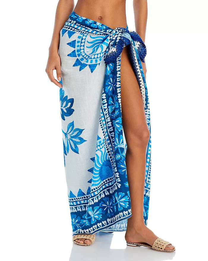 FARM Rio Flora Tapestry Sarong Swim Cover-Up Women - Bloomingdale's | Bloomingdale's (US)
