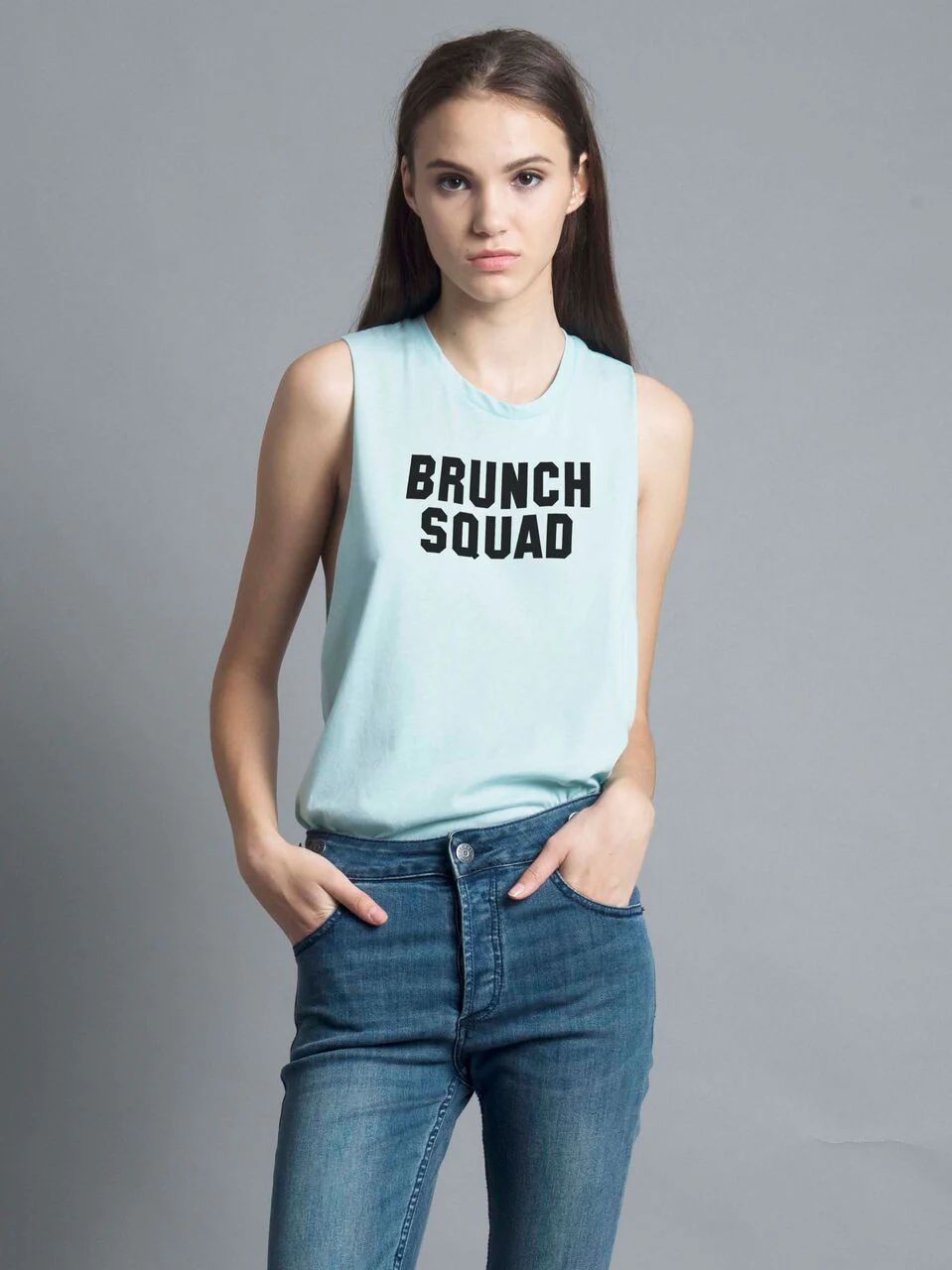 Brunch Squad Muscle Tank | Nylon - Dynamic