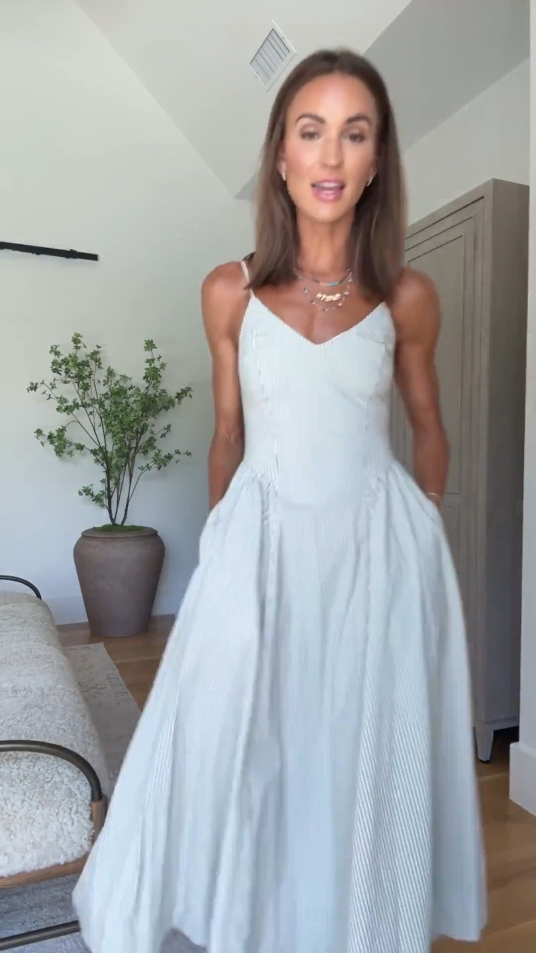 Prettiest linen dress on major sale! 🤍 runs tts

#LTKSaleAlert