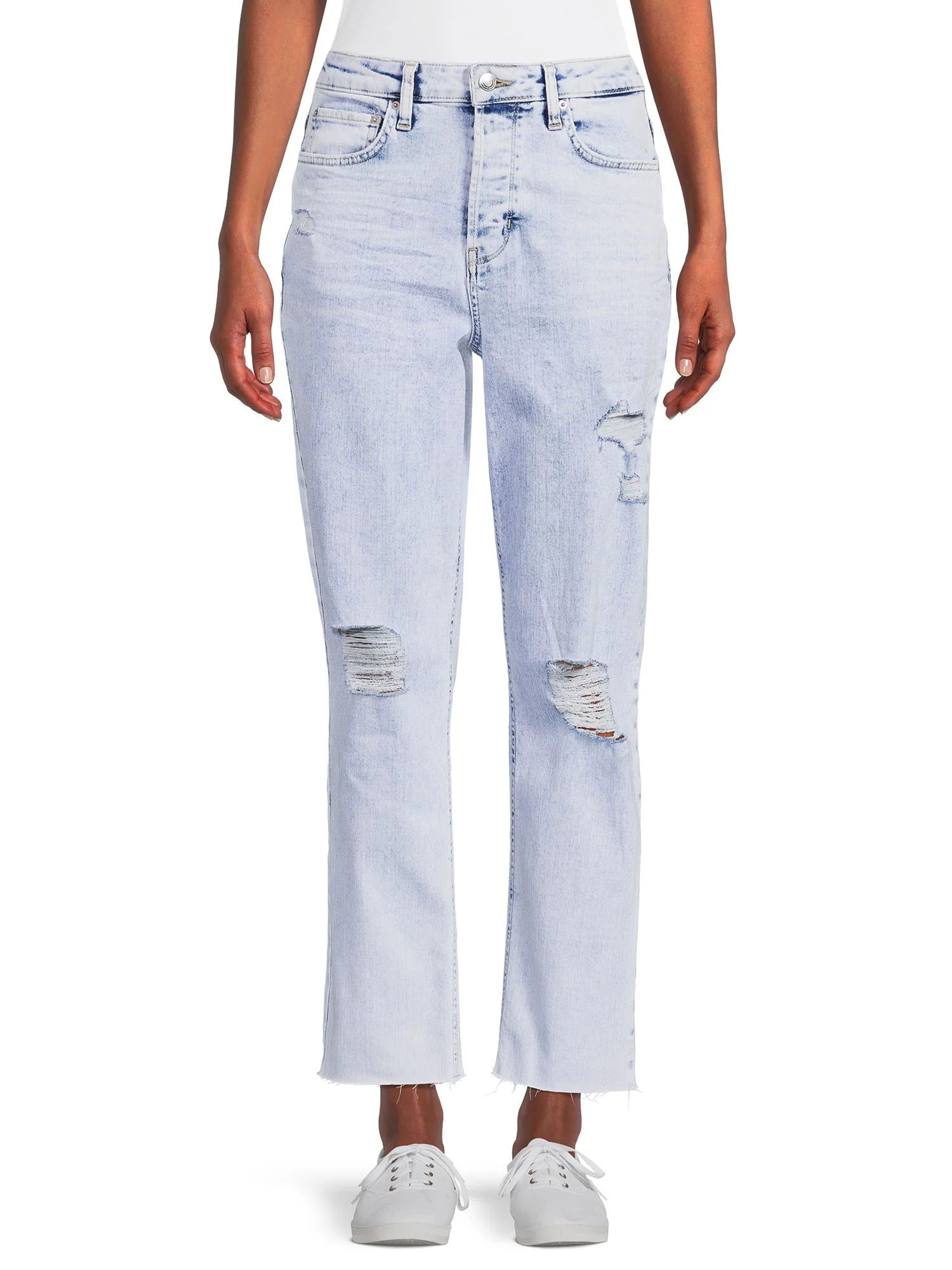 No Boundaries Juniors 90s Boyfriend Jeans - Walmart.com | Walmart (US)