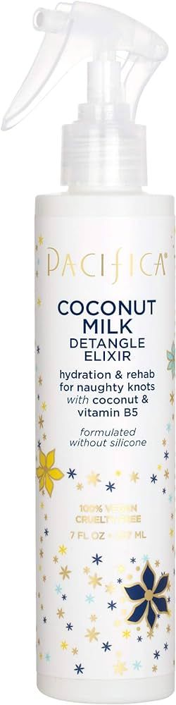 Pacifica Beauty, Coconut Milk Detangle Elixir, Detangler Spray, Leave In Conditioner, Conditionin... | Amazon (US)