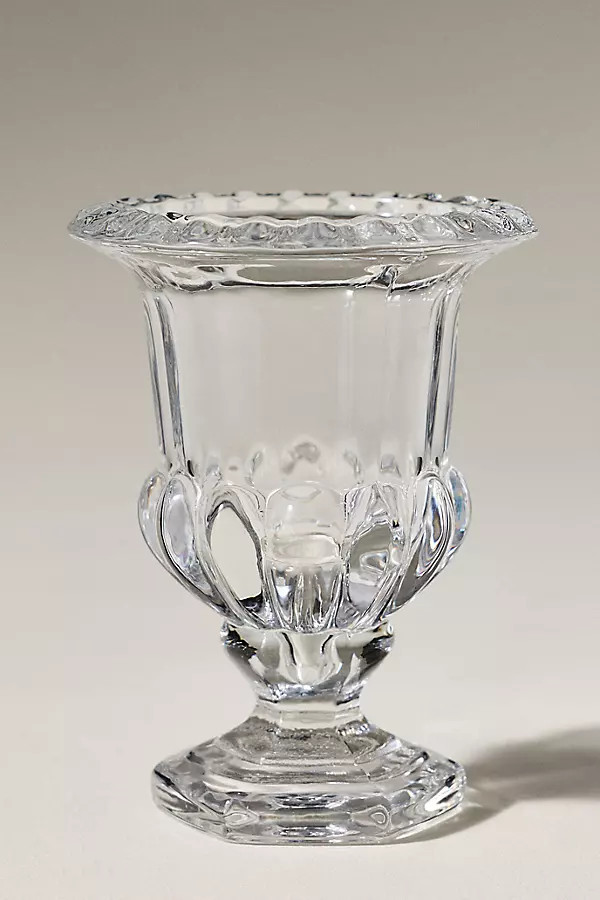 Iris Pressed Glass Vase | Anthropologie (US)