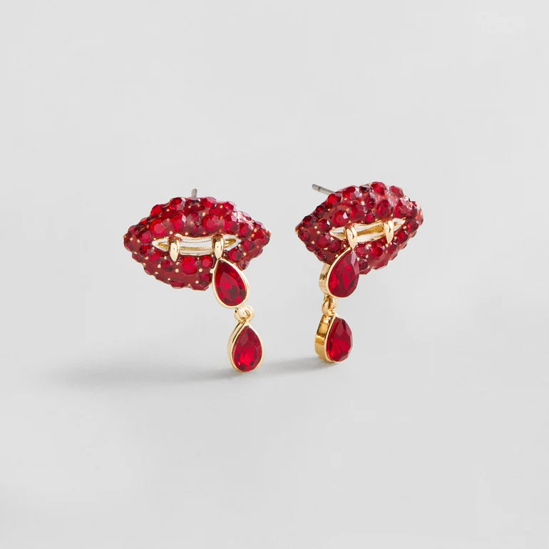 Bite Back Vampire Earrings | BaubleBar