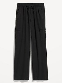 High-Waisted StretchTech Cargo Wide-Leg Pants for Women | Old Navy (US)