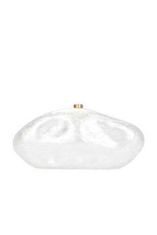 Cult Gaia The Caldera Clutch in Pearl from Revolve.com | Revolve Clothing (Global)