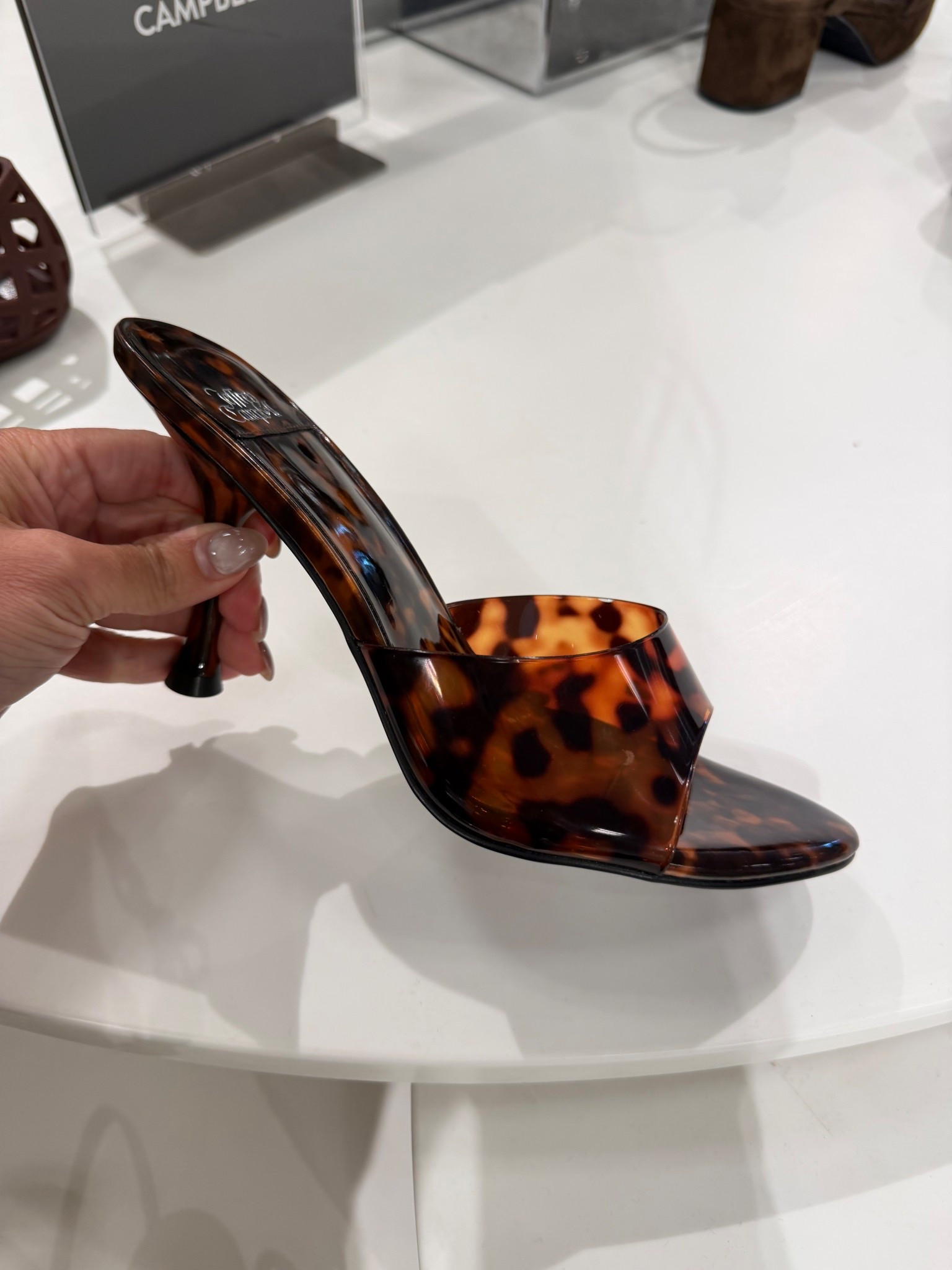 I saw these tortoise jelly heels online and HAD to see them in person! They are so cute 😍 great for spring/summer! 

#LTKOver40