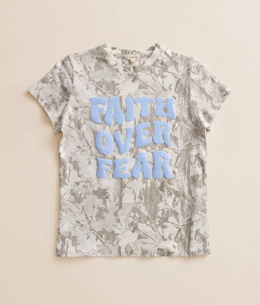 Girls - Faith Over Fear T-Shirt | Buckle