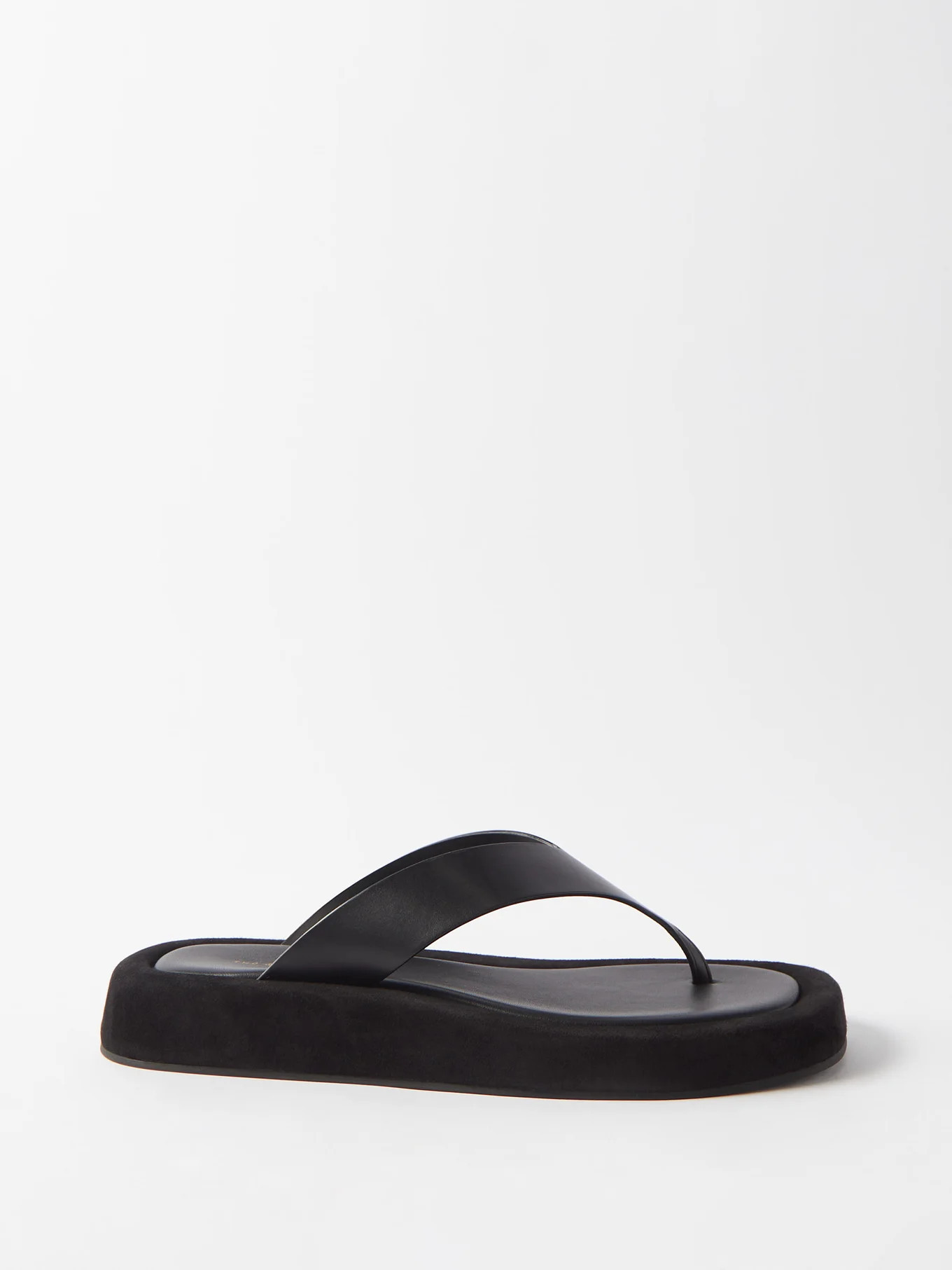 Ginza leather and suede sandals | Matches (US)