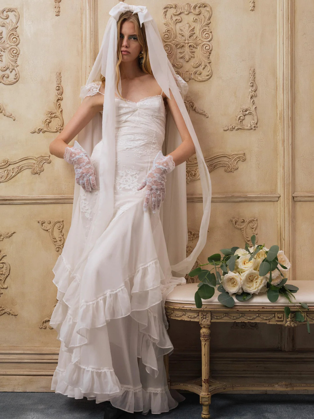 Kaia Gown \u2014 White | For Love & Lemons