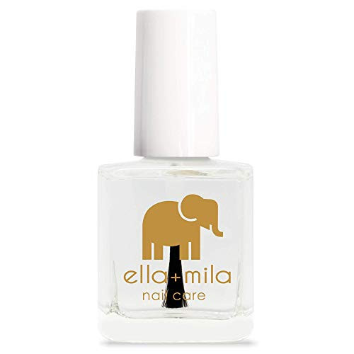 ella+mila Matte Coat - Matte-ly in Love Clear Top Coat Nail Polish - Matte Top Coat Nail Polish for Nail Lacquer Finish - Quick Dry & Long-Lasting (0.45 fl oz) | Amazon (US)