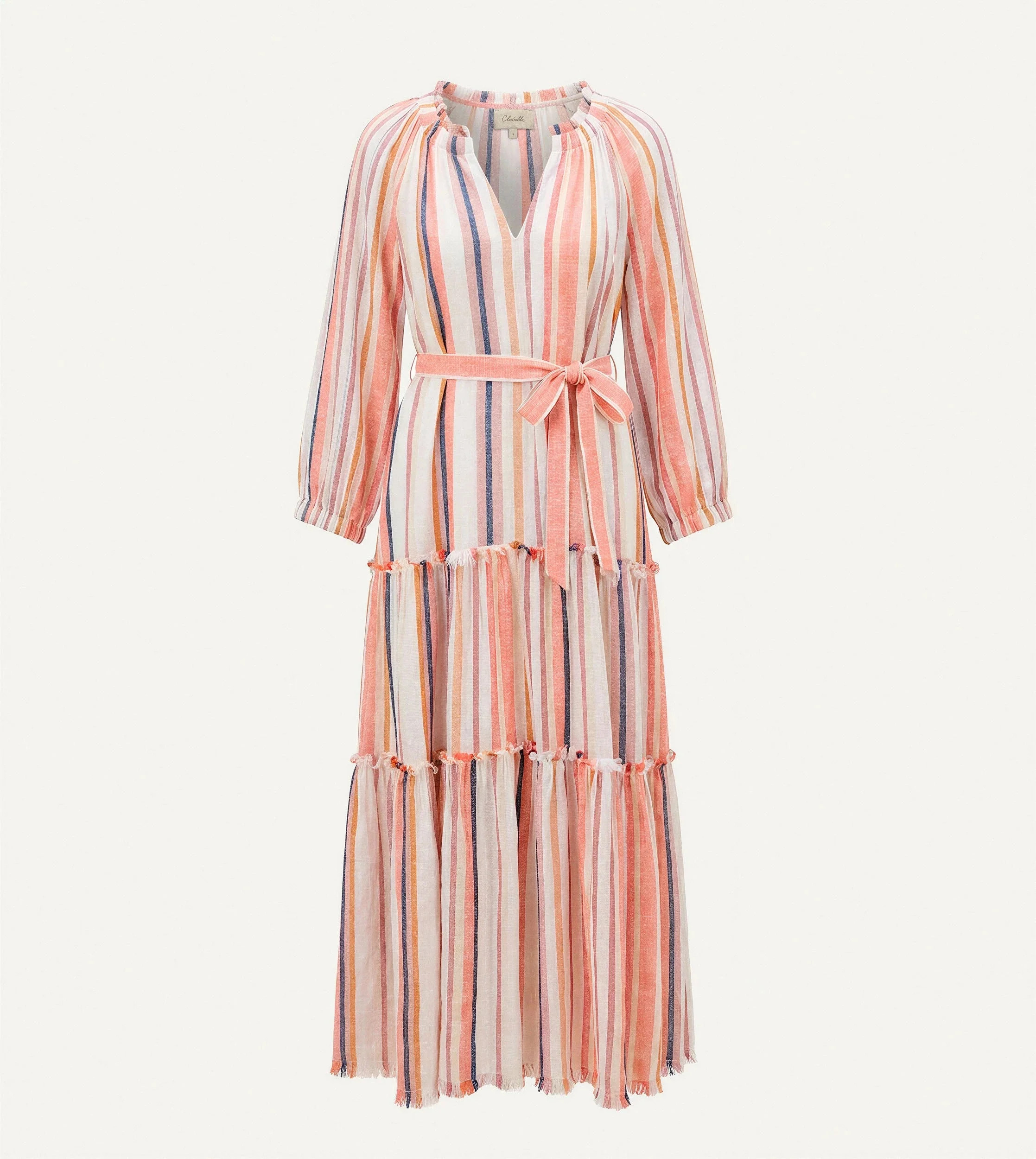 Wisteria Midi Dress | Ivory Multi | Cleobella