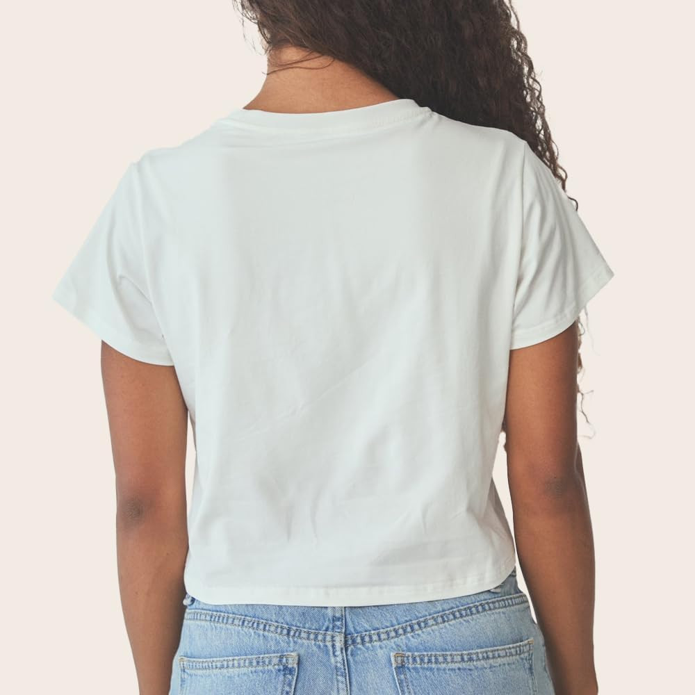 Klassy Cotton T-Shirt Mid Length Brami - Cotton T-Shirt with Built-in Padding, Double Lined, Qual... | Amazon (US)