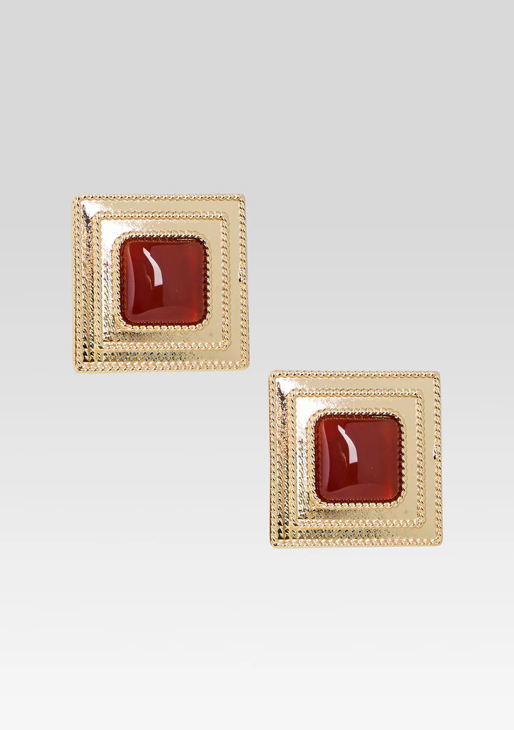 Umbriana Gemstone Earrings | Retrofete