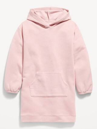 Long-Sleeve Hooded Sweatshirt Dress for Girls | Old Navy (US)