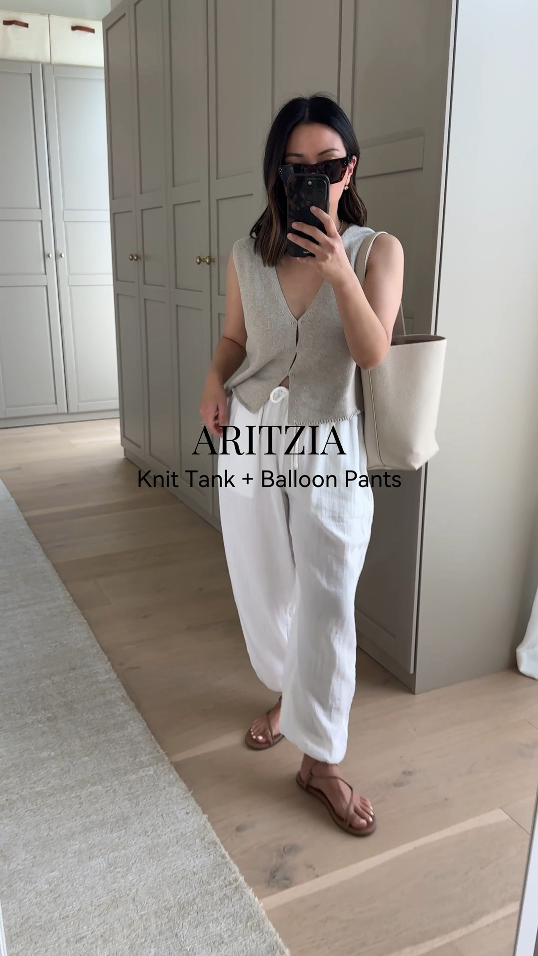 New summer staples from @Aritzia. Love this sweater vest and balloon pant combination - effortless, lightweight, and so easy to wear. Wearing the vest in a small and the balloon pants in an xs. #Ad #AritziaPartner #Paidlink

#LTKPetite