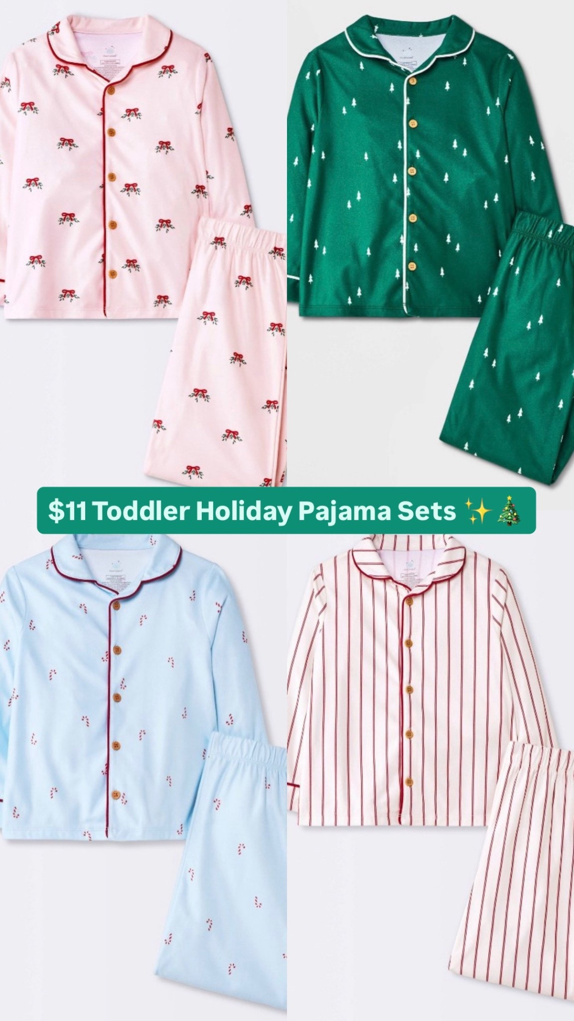 How fun are these holiday pajama sets from Target? On sale for $11!!

#LTKHoliday #LTKCyberWeek #LTKKids