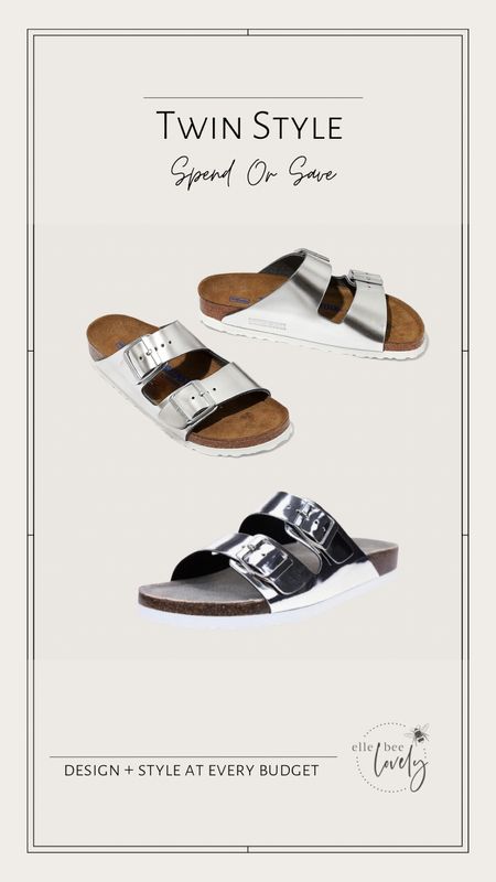 Twin Style Silver Metallic Sandals —- yep, I’m thinking about spring!!! 

#LTKstyletip #LTKshoecrush #LTKSeasonal