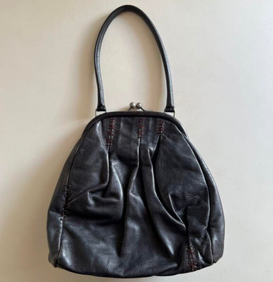 Miu Miu Vintage Archive Hand Tote Shoulder Bag Leather Black Logo Authentic  | eBay | eBay US