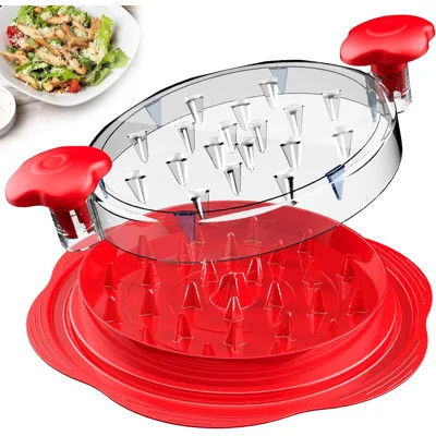 Chicken Shredder Tool Bpa-free Ergonomic Red | Wayfair North America