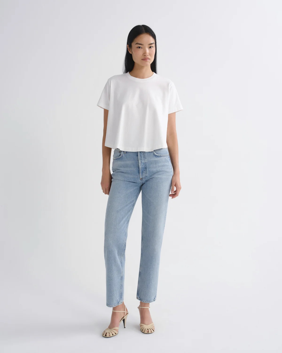 90S Pinch Waist High Rise Straight in Addition | AGOLDE
