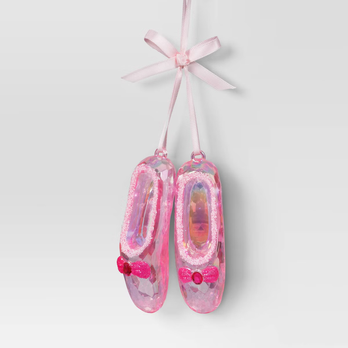 Christmas Pink Plastic Ballet Slippers Ornament - Wondershop™ | Target