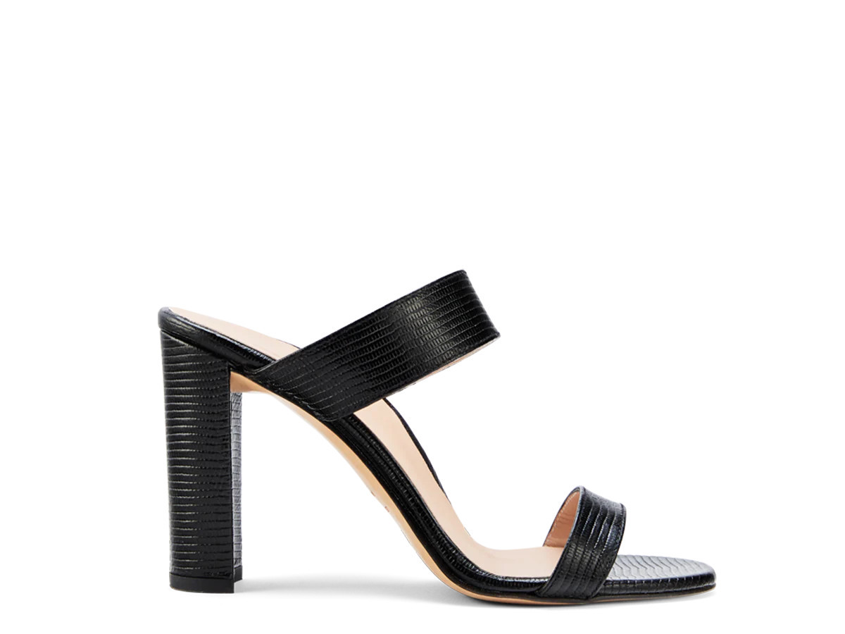 INEZ: Sara: Black Lizard Emboss | Inez 