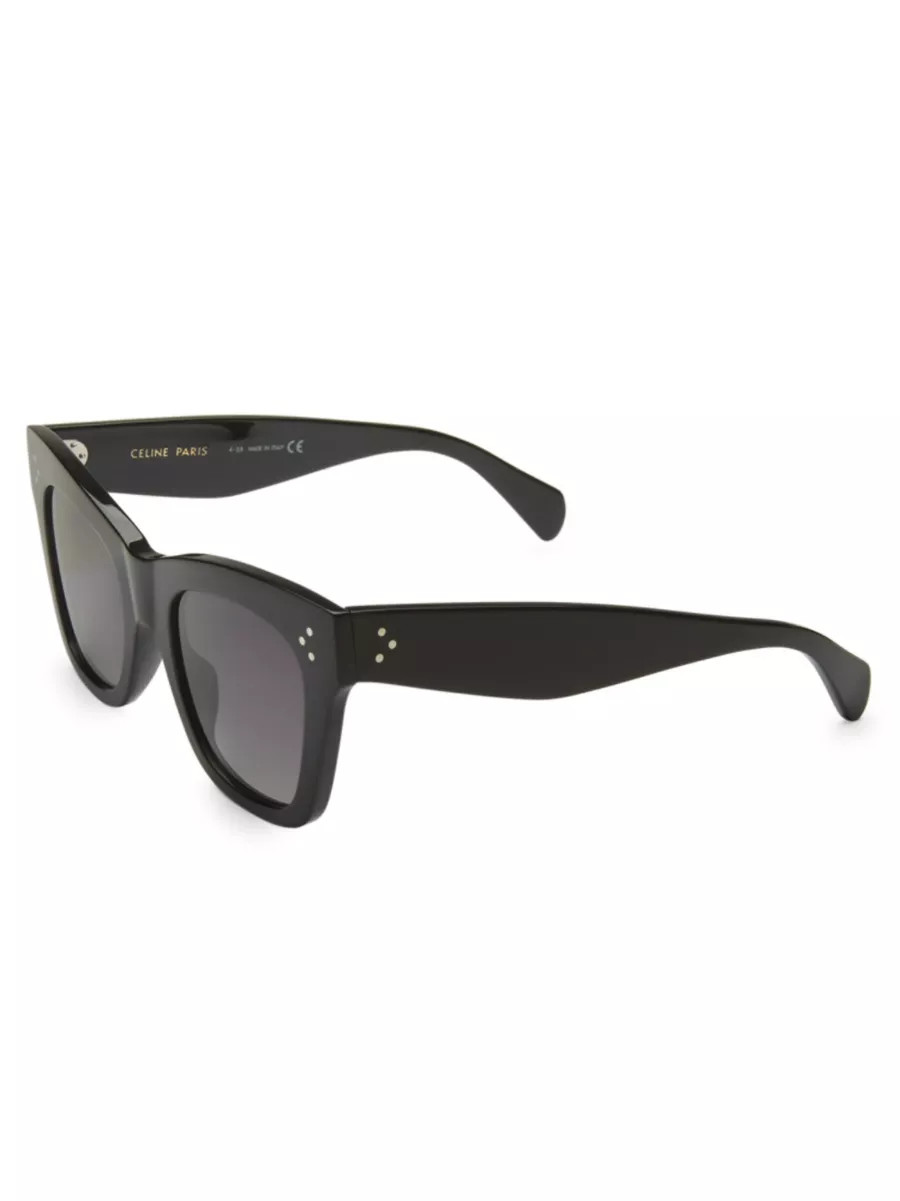 CELINE 50MM Square Cat-Eye Sunglasses | Saks Fifth Avenue | Saks Fifth Avenue
