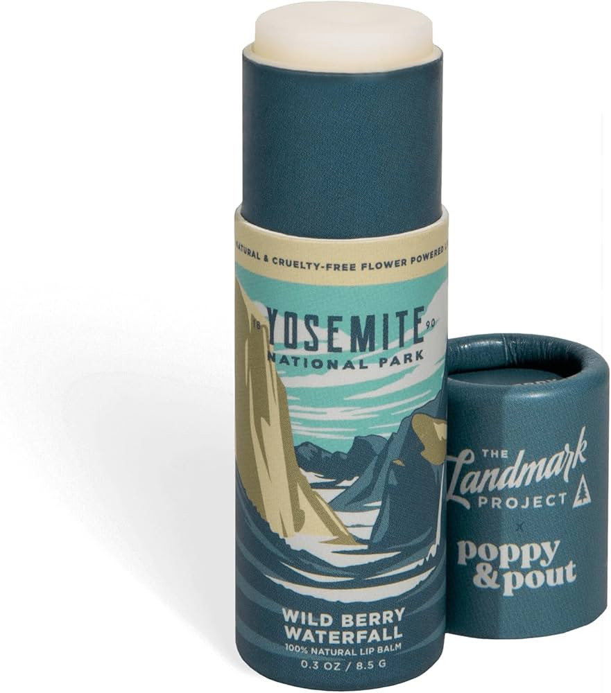 Poppy & Pout Yosemite Wild Berry Lip Balm – All Natural Hydrating Beeswax, Coconut & Sunflower ... | Amazon (US)