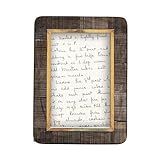Creative Co-Op Hand-Carved Horn Brass Border, Black & Natural (Holds 4" x 6" Photo) Frame | Amazon (US)