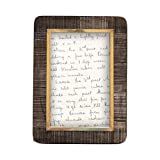 Creative Co-Op Hand-Carved Horn Brass Border, Black & Natural (Holds 4" x 6" Photo) Frame | Amazon (US)