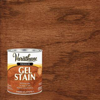 1 qt. American Walnut Semi-Transparent Gel Interior Wood Stain | The Home Depot
