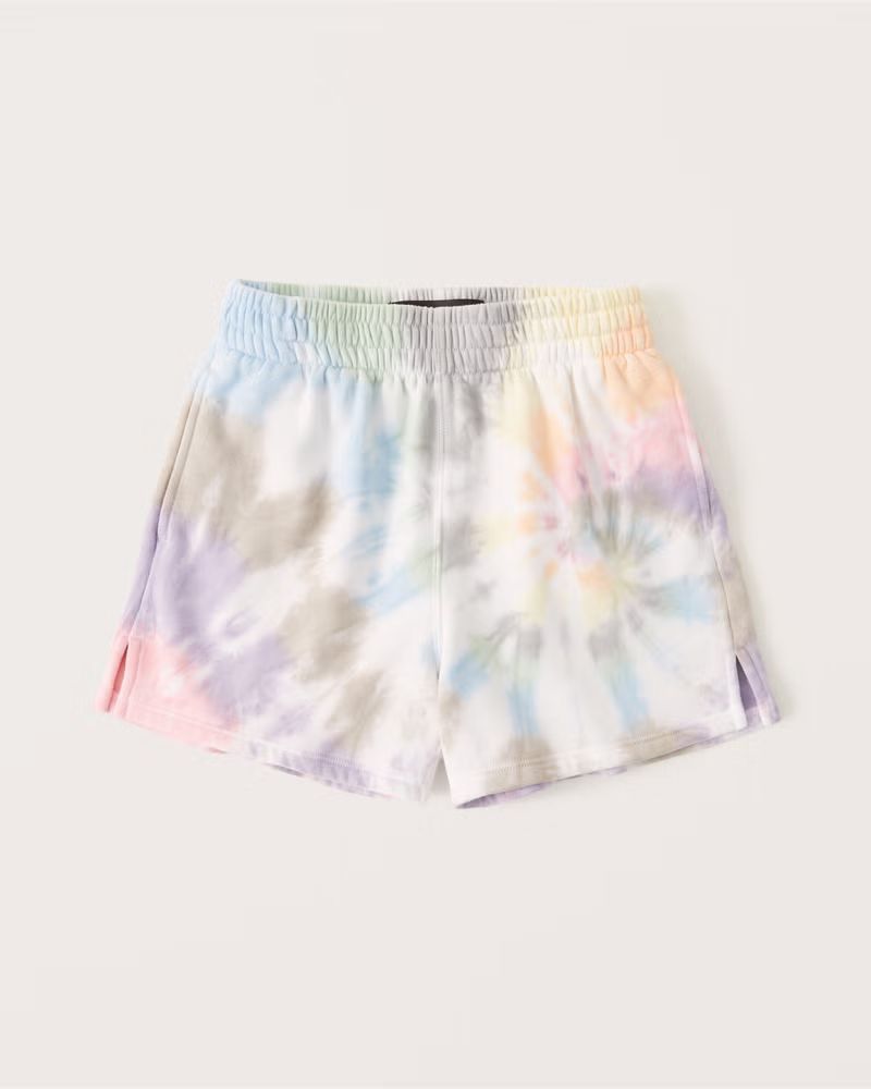 Women's Pride Tie-Dye Fleece Shorts | Women's Bottoms | Abercrombie.com | Abercrombie & Fitch (US)
