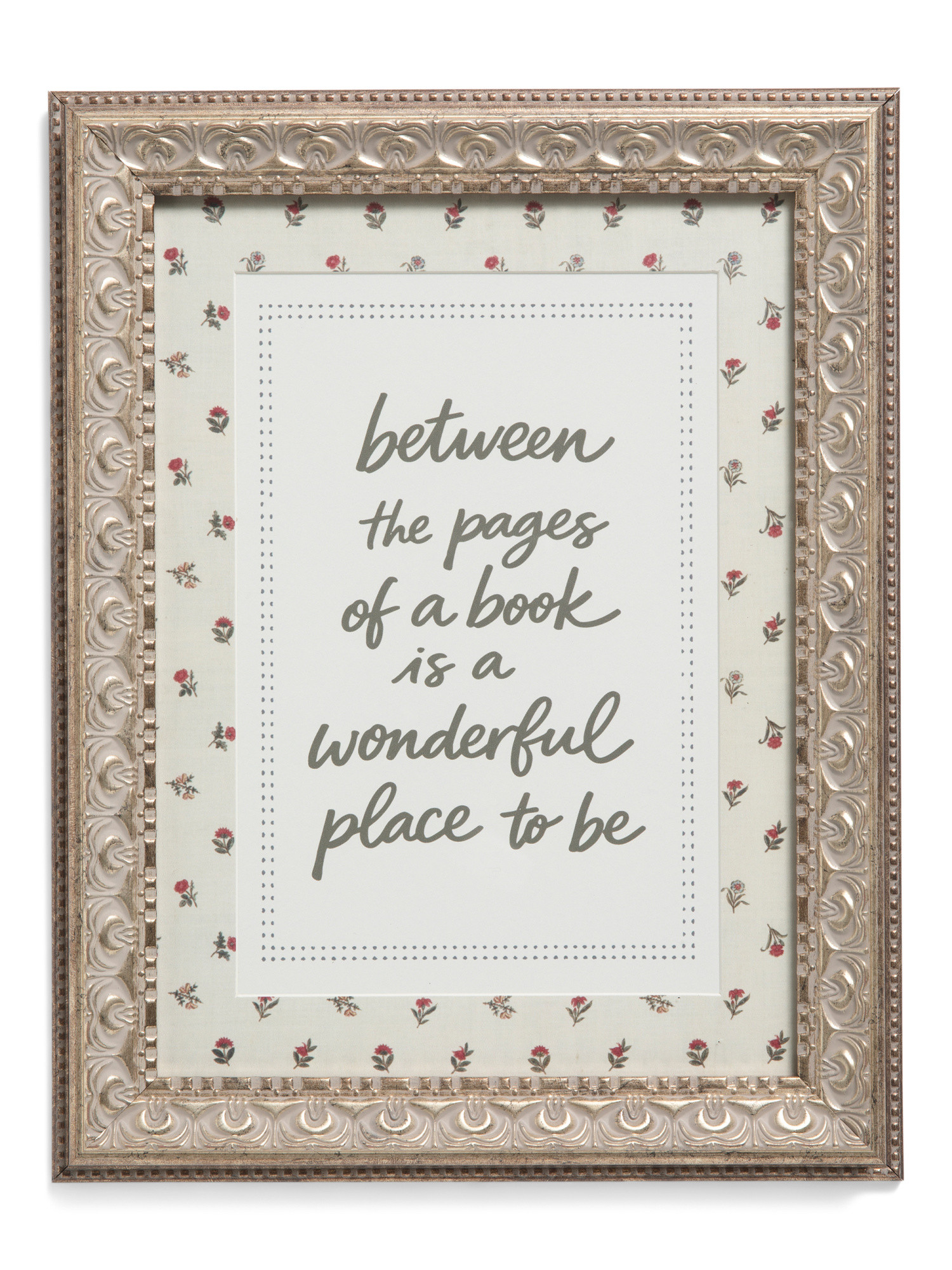 11x14 The Pages Of A Book Script Wall Art | Pillows & Decor | Marshalls | Marshalls