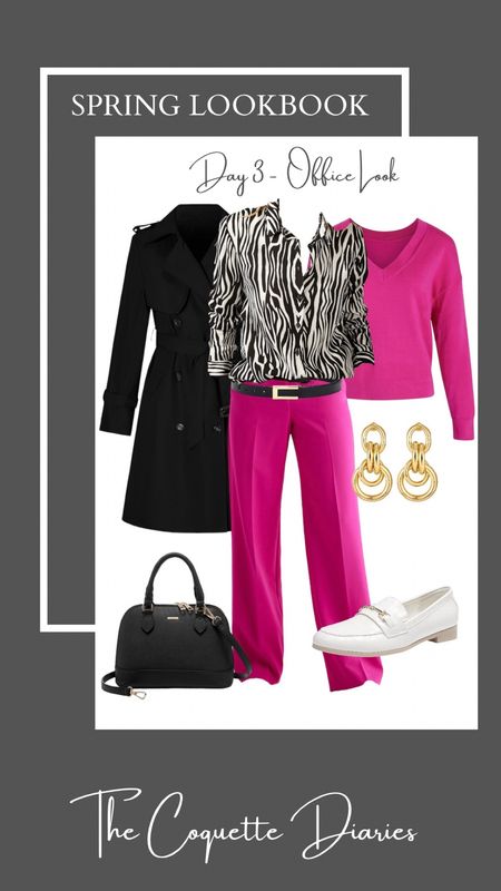SPRING WORKWEAR LOOKBOOK // GRWM

Zebra prints + Black + Fuchsia 

Day 3, we add a little bit of color. I really love the color combo of this look. What do you think? 

#workwear #officelook #officeootd #classystyle #modestfashion #reels #

#LTKstyletip #LTKworkwear #LTKSpringSale