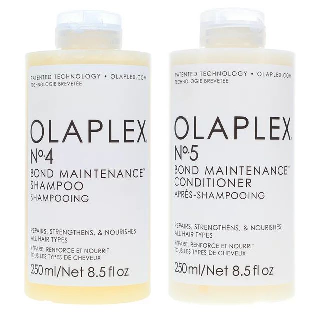 Olaplex No.4 Bond Maintenance Shampoo 8.5 oz & No.5 Conditioner 8.5 oz Combo Pack | Walmart (US)